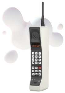 Evolución de los teléfonos móviles: Motorola DynaTac 800X